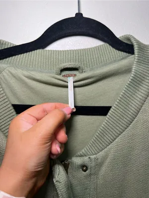 Free People Olive/Sage Green Jacket thumbnail 3
