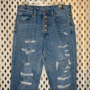 Free people we the people blossom jeans 5 button light wash raw hem size 28 thumbnail 5
