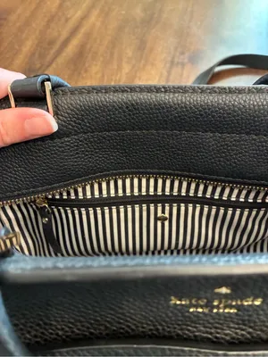 Kate Spade Black Satchel Bag Purse Orchard Street Dillon Tassel Crossbody thumbnail 8