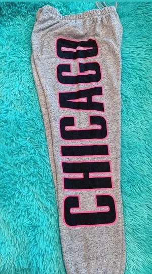 PINK - Victoria's Secret Love Chicago Joggers thumbnail 2