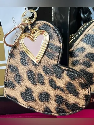 House of Harlow 1960 NWT 3-in-1 Set Leopard Love Leo Nano Bag Charm Keychain thumbnail 4