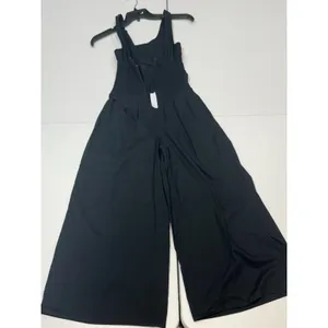 WEWOREWHAT Pleated Scoop Neck black Jumpsuit size 6 thumbnail 5