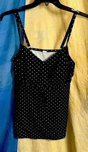 Polka Dot Women's Swim Black Size XL thumbnail 1