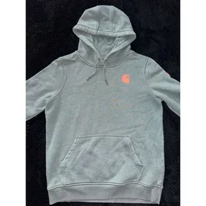Carhartt‎ Women's Hoodie Relaxed Fit Pullover Fleece Logo Sleeve Workwear Sz M thumbnail 3