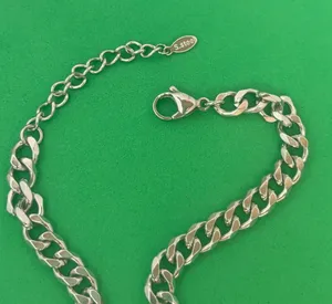 Titanium Steel Link Chain Star Necklace for Men Women,Unisex Hip Hop Necklace thumbnail 4