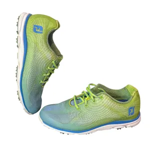 FootJoy emPower Waterproof Spikeless Women's‎ Golf Shoes Size 6.5 Green Blue thumbnail 1