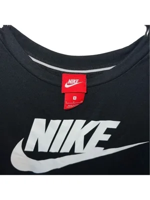 Nike Black And White Short Sleeve Tee Shirt Size Small thumbnail 2