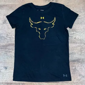 Under Armour The Rock Project GOAT Classic Tee Size XS thumbnail 1