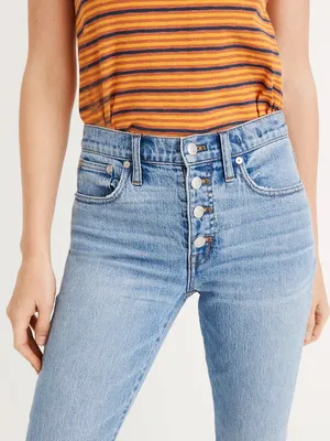 Madewell Cali Demi-Boot Jeans in Dory Wash: Comfort Stretch Edition Size‎ 26 thumbnail 4