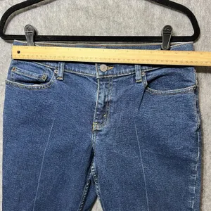 Levis Superlow Stretch 507 Jeans Dark Wash‎ Straight Leg Junior 9 L S 507-5585 thumbnail 2