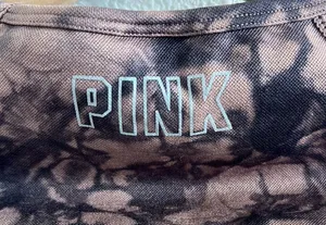 Victoria's Secret Pink Active Cropped Stretch Long Sleeve Top Dark Tie Dye Small thumbnail 5