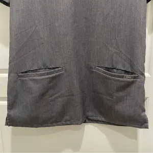 Figs Casma Three-Pocket Scrub Top™ in Graphite Grey XS thumbnail 5