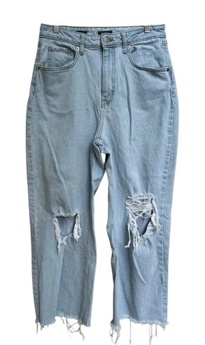 Wild Fable Highest Rise Distressed Baggy Light‎ Wash Jean Size 8/29 thumbnail 1