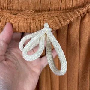 Aerie Offline Orange Brown Cozy Class Fold Over Jogger Sz.M NWT thumbnail 8