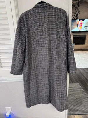 Bernardo micro-houndstooth tailored long duster coat- NWOT thumbnail 4