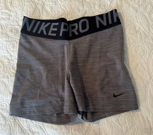 Nike Gray Athletic Compression Shorts thumbnail 1