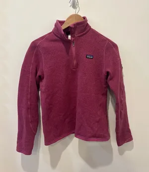 Patagonia Better Sweater Fleece Jacket Magenta Women's Size S Quarter‎ Zip thumbnail 1