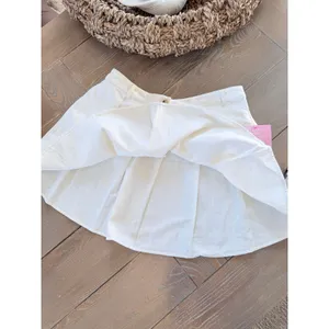NWOT Le Lis Collection Pleated Mini Skort Womens White Large‎ thumbnail 4