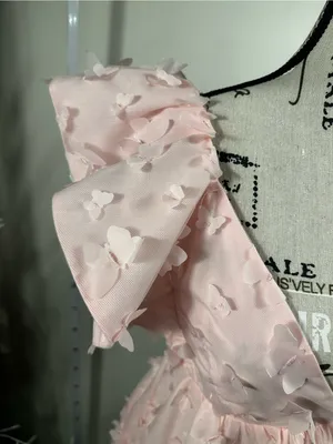 S389. Mabel x Petal & Pup Raelyn Pink Butterfly Appliqué Mini Dress Size Small thumbnail 6