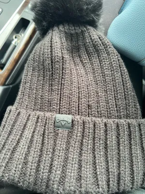 Callaway blk extended season hat. Fleece lined thumbnail 6