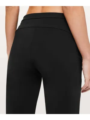 Lululemon On the Move Pant Black Mid Rise Travel Capsule W5BGZS Women's Size 6 thumbnail 3