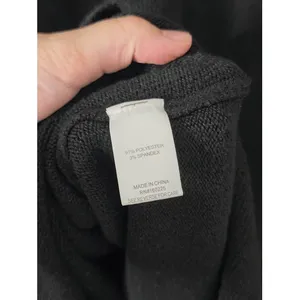 Stitchdrop Black Cowl Neck Sweater Dress Long Sleeve Kangaroo Pocket Large NEW‎ thumbnail 8