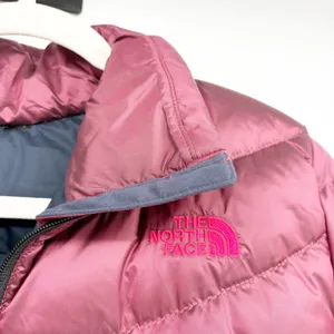 The North‎ Face Womens Aconcagua II Shiny Pink Down Puffer Gorpcore Jacket M thumbnail 2