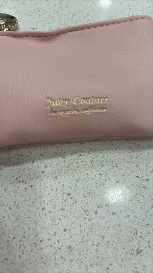 Juicy couture blush pink pouch with gold heart charm thumbnail 2