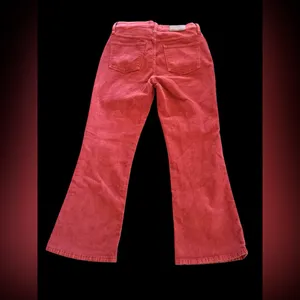 Madewell‎ Cali Demi Boot Rust colored Corduroy Pants Women's 27 thumbnail 2