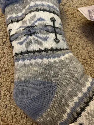 Women’s cabin socks soft & cozy Purple thumbnail 2