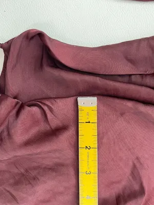 NWOT Farm Rio Ruffled Sleeveless V-Neck Maxi Dress Burgundy Size M thumbnail 16