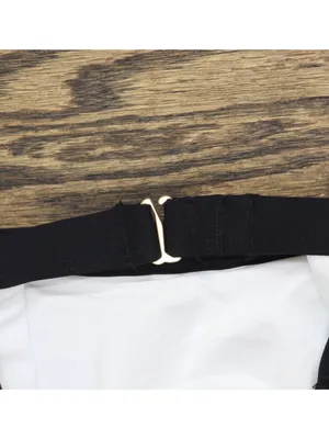 Mimi Flamingo Layered Slimming Triangle Swim Bra Top 900051012 Black / White 6 thumbnail 6