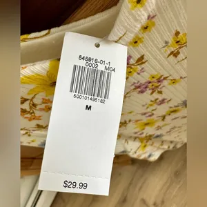 Old Navy NWT Floral Snap-Close Rib-Knit Bodysuit thumbnail 4
