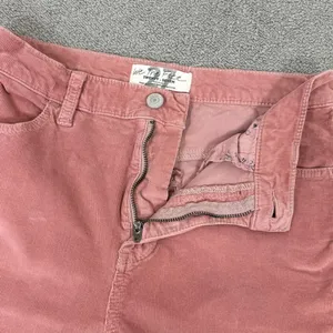 We The Free Free People Raw Hem Corduroy Ankle Skinny Pants‎ Dusty Rose Pink 27 thumbnail 7