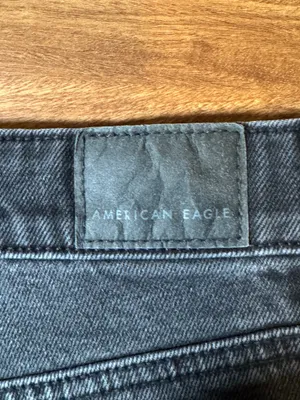 American Eagle Shorts Highest Rise Black Jean 90s Boyfriend Shorts 8 thumbnail 3