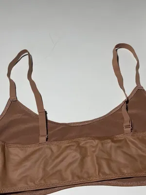 SKIMS Wet Jersey Scoop Bralette in Sienna - Size L - NWT thumbnail 6