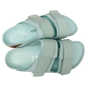 Birkenstock Uji Shine Slide Sandal SURF GREEN Narrow Size 6 US / 37 EU New $160 thumbnail 3