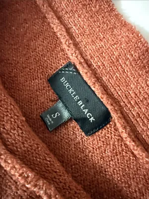 Buckle Black Women's Boat Neck Sweater in Rust thumbnail 2