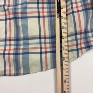 Columbia PFG Super Bahama Shirt Womens Large Beige Plaid Long Sleeve Fishing Sun thumbnail 6