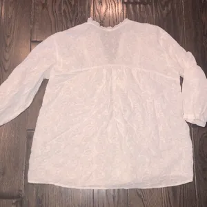 White cotton top boho size large thumbnail 5