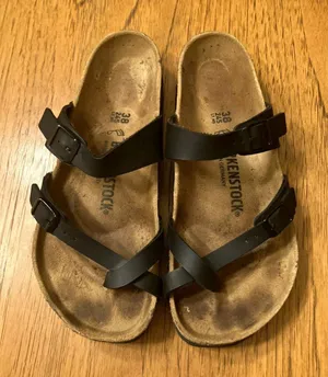 Birkenstock Women’s Black Mayari Strappy Buckle Sandals US 7 EU 38 thumbnail 1
