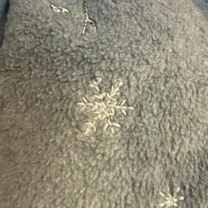 Croft & Barrow Cardigan Sz PL Full Zip Gray Cardinals Birds Holiday Winter‎ Snow thumbnail 11