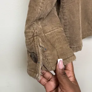 VTG 90s y2k Braetan Women Sherpa Lined Corduroy Jacket‎ Large Brown Western Boho thumbnail 12