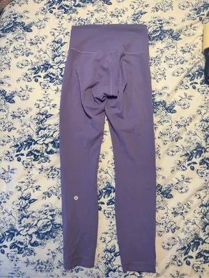Purple Lululemon Leggings Size 6 thumbnail 6