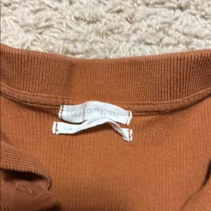 Urban Outfitters Cropped Polo Button Down Long-Sleeve thumbnail 2