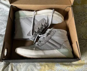 Women's Grey High-Top Sneakers thumbnail 2