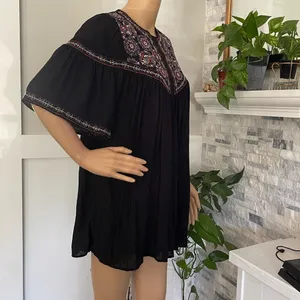 ZARA Plumetis Embroidered Dress Sz M thumbnail 4