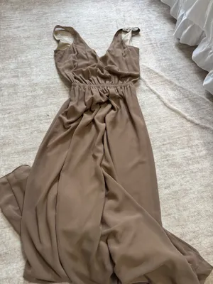 Show Me Your Mumu Kendall Maxi Dress Dune Chiffon size xs thumbnail 2