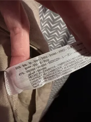 Zara | Linen Blend Midi Dress, Small thumbnail 8