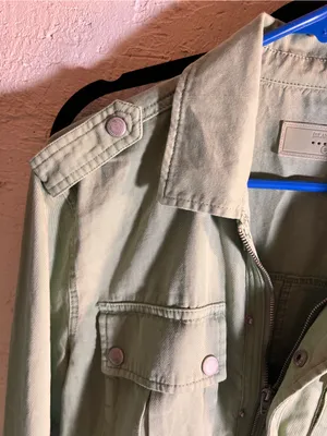 Blank NYC Sage Green Utility Jacket with Drawstring thumbnail 11